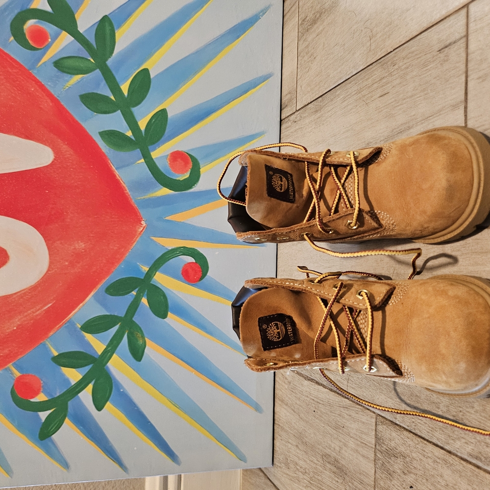 Timberland Kids Tan Boots